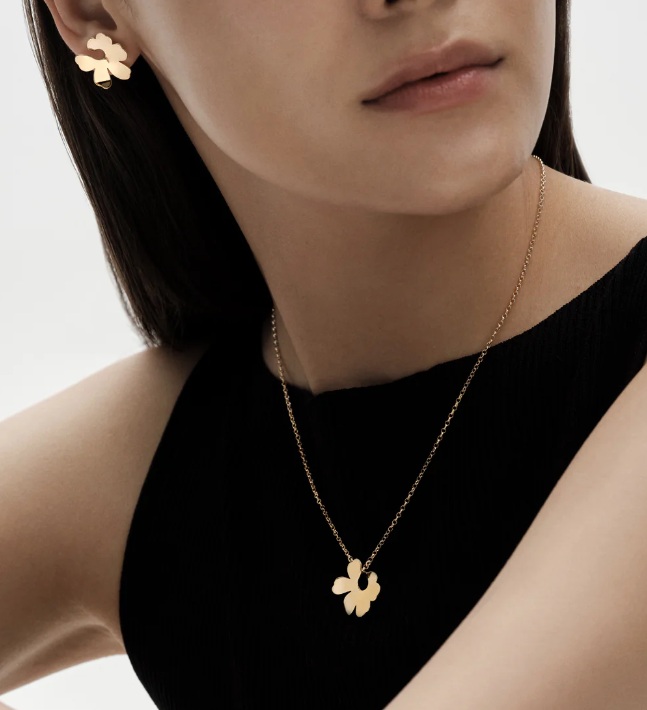 Marimekko Unikko Mini korvakorut Kulta 14K - 3