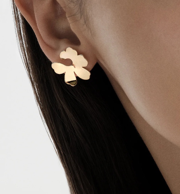 Marimekko Unikko Mini korvakorut Kulta 14K - 2