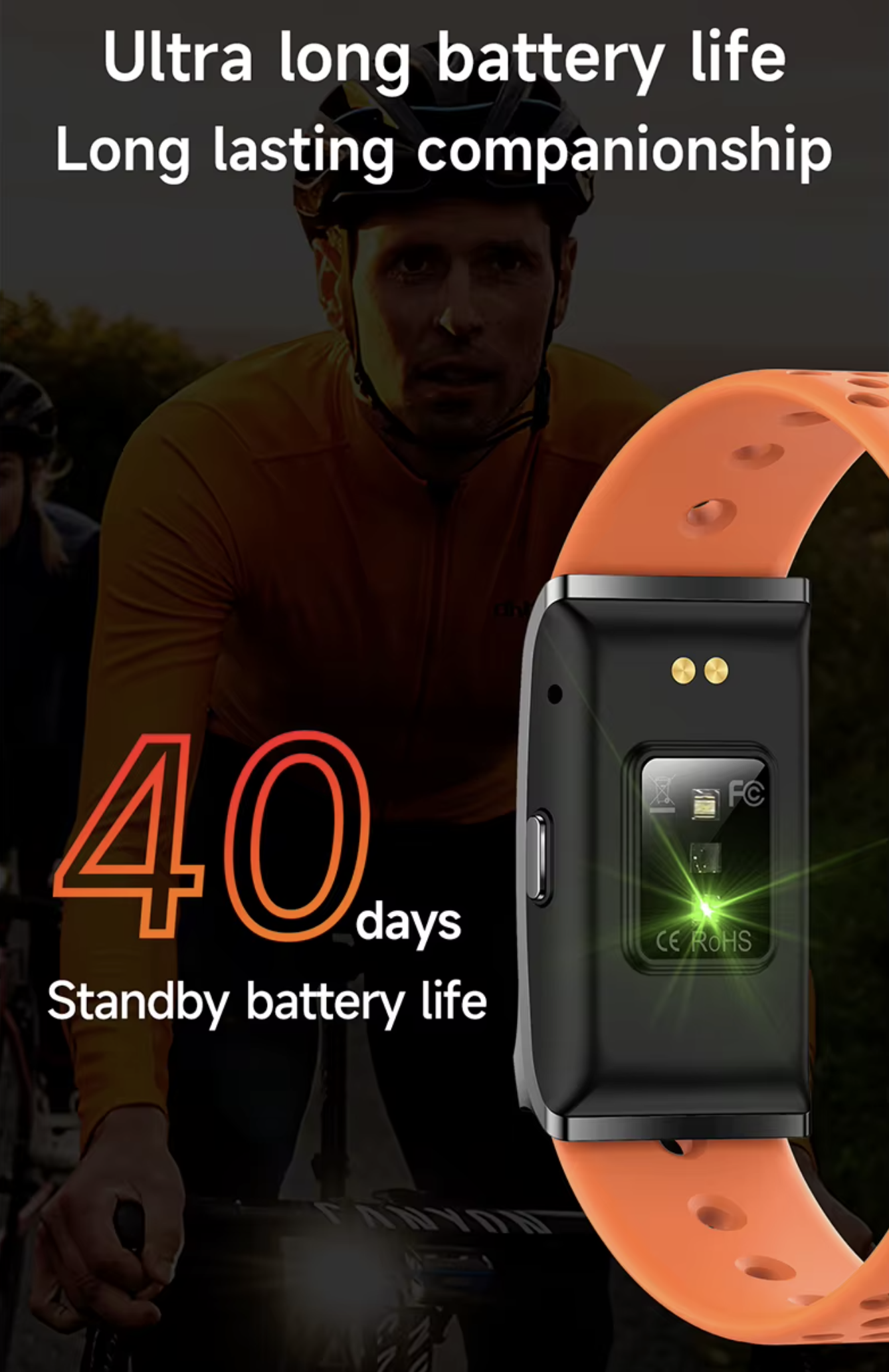 Philippe Palmer Activity Tracker Pink Rubber - 9