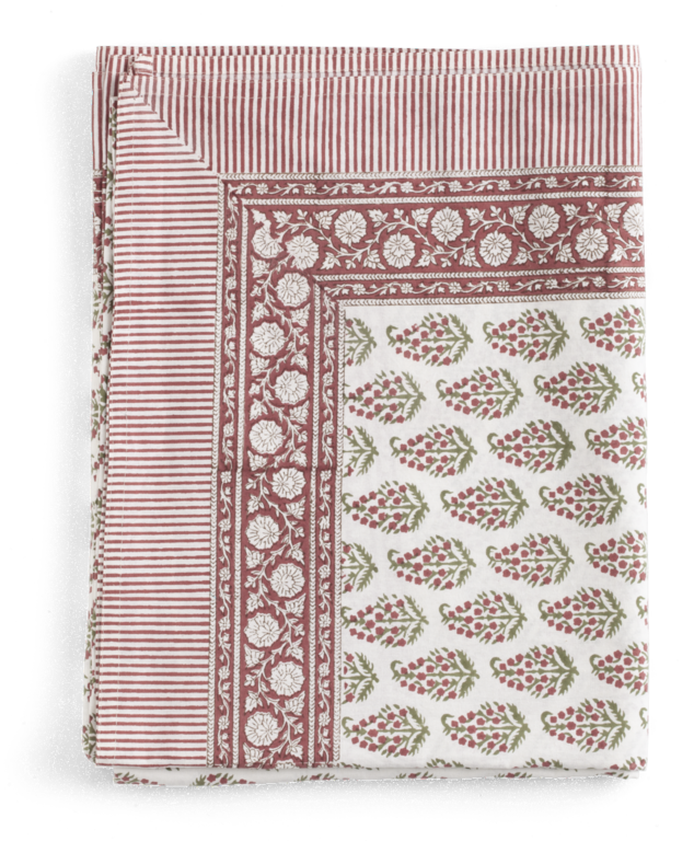 CHAMOIS Duk Persian Paisley- Röd 150x230cm