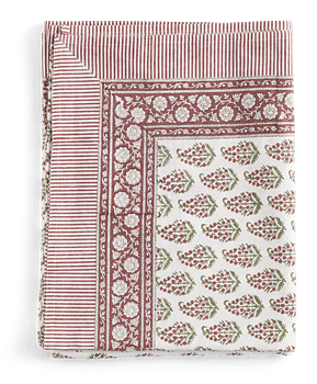 CHAMOIS Duk Persian Paisley- Röd 150x230cm
