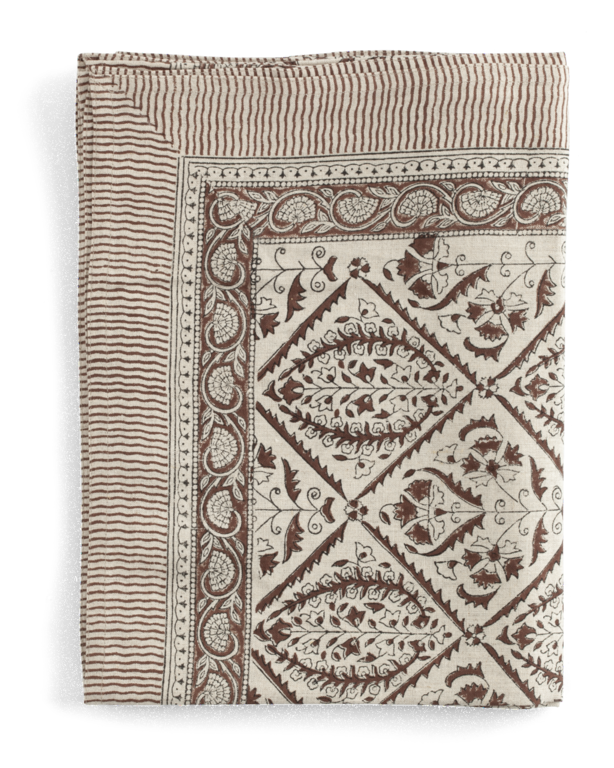 CHAMOIS Duk Jaipur- brown 150x230 cm
