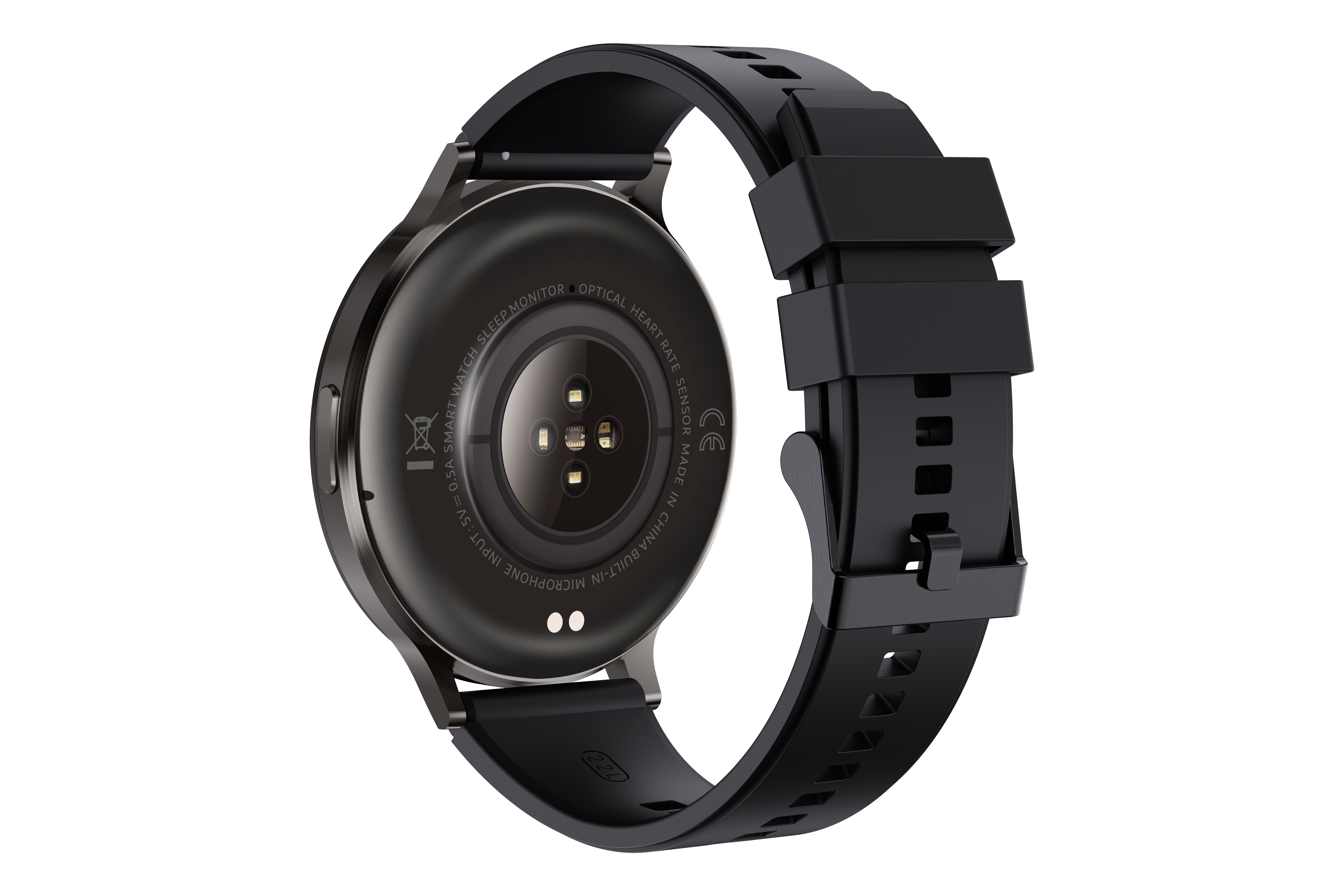 Philippe Palmer Smart Watch LP84 AMOLED Black Rubber - 6