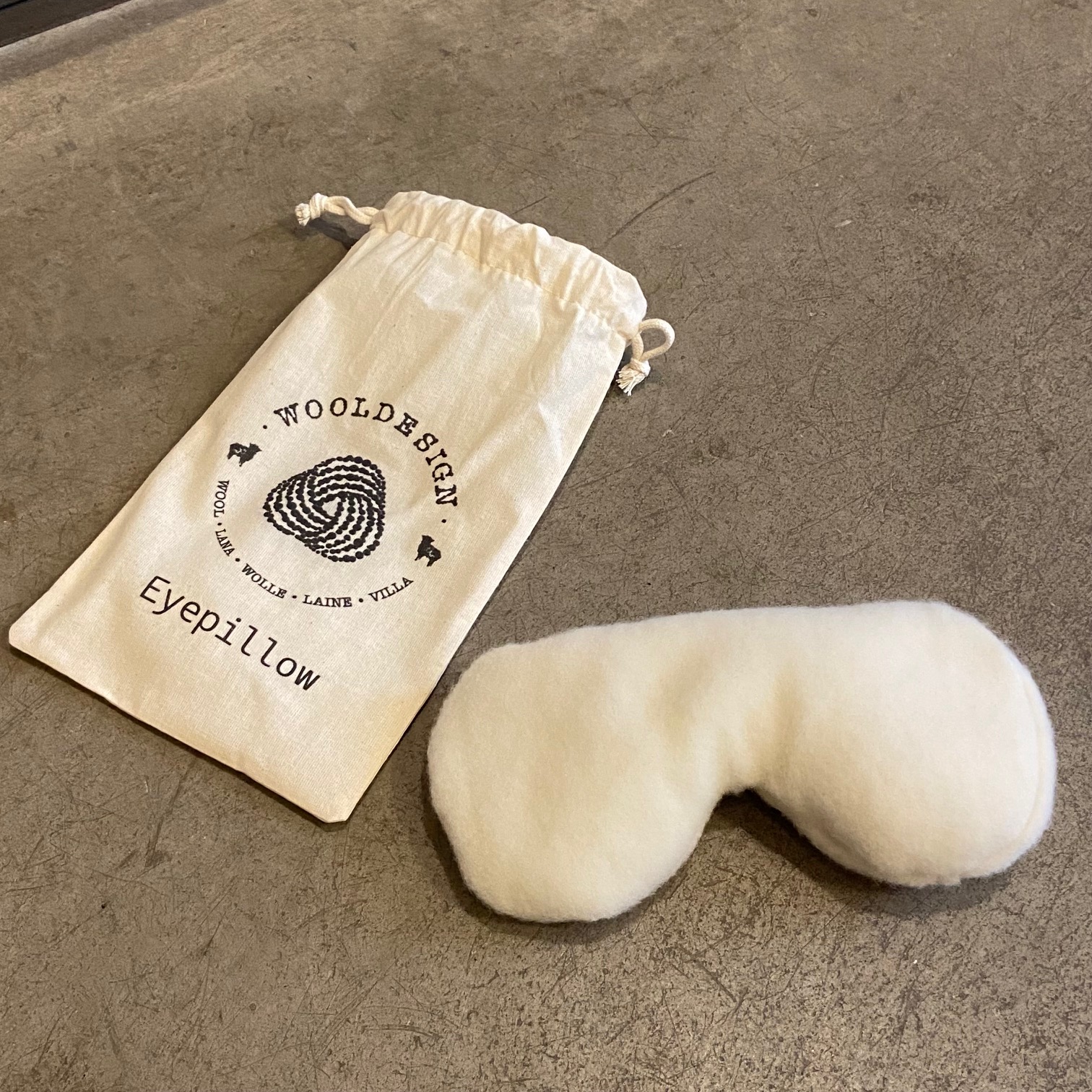 Ögonkudde / Eyepillow i mjukaste cashmere ull