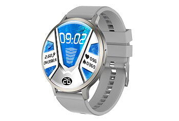 Philippe Palmer Smart Watch LP84 AMOLED Silver Rubber