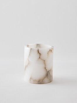 TELL ME MORE Ljuslykta i alabaster stor