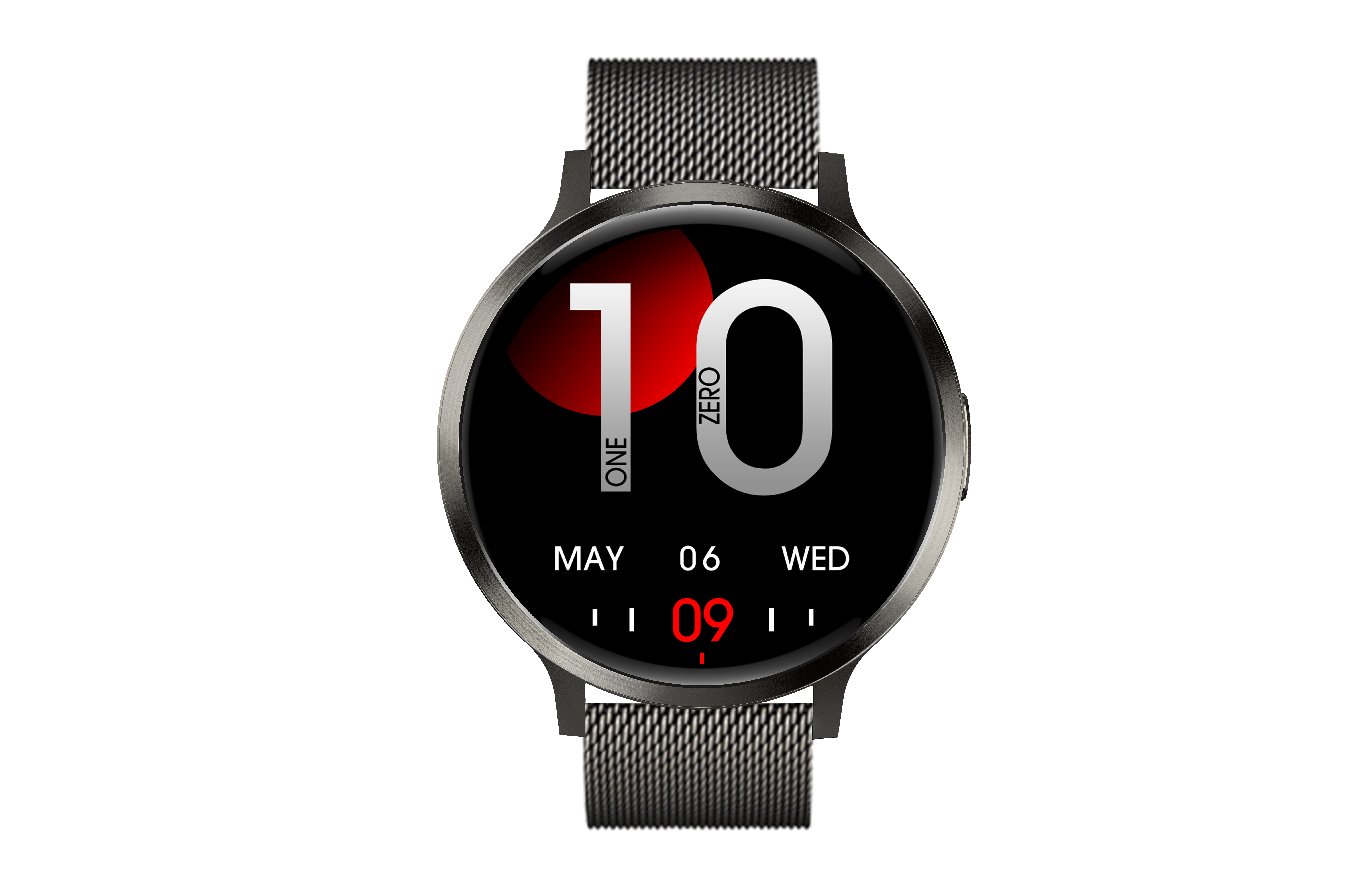 Philippe Palmer Smart Watch LP84 AMOLED Black Steel
