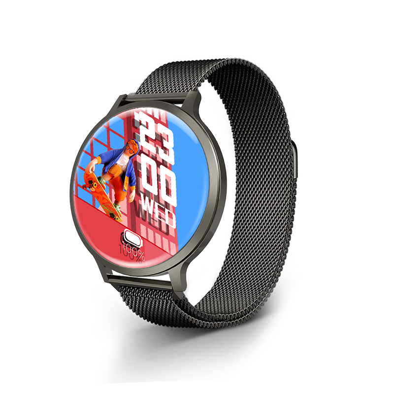 Philippe Palmer Smart Watch LP84 AMOLED Black Steel - 2