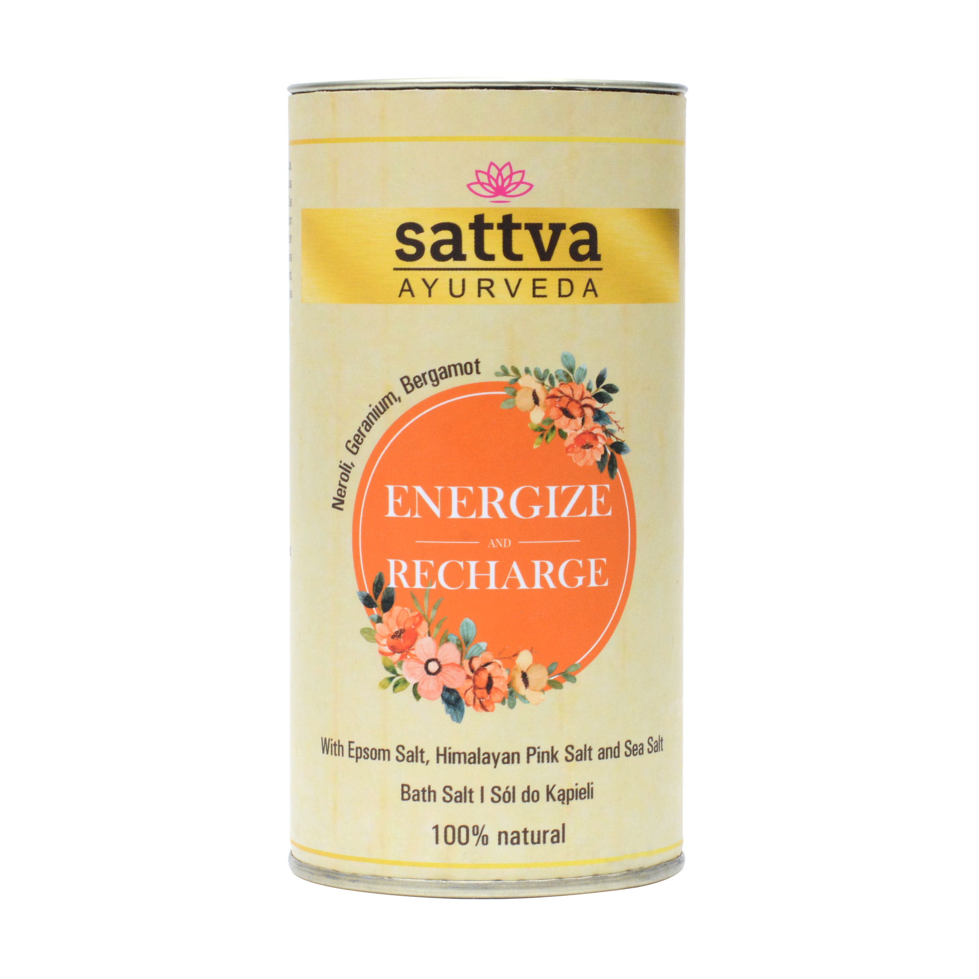 Bath salt Energize 300g, Sattva Ayurveda