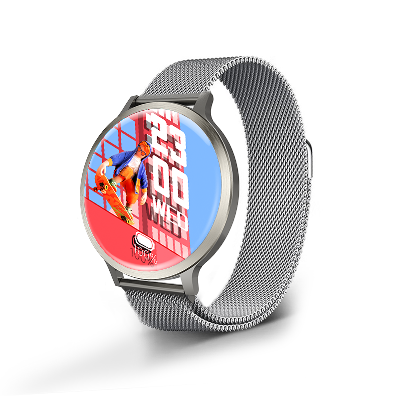 Philippe Palmer Smart Watch LP84 AMOLED Silver Steel - 2