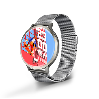 Philippe Palmer Smart Watch LP84 AMOLED Silver Steel