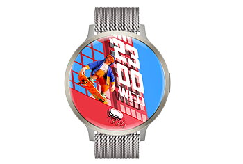 Philippe Palmer Smart Watch LP84 AMOLED Silver Steel