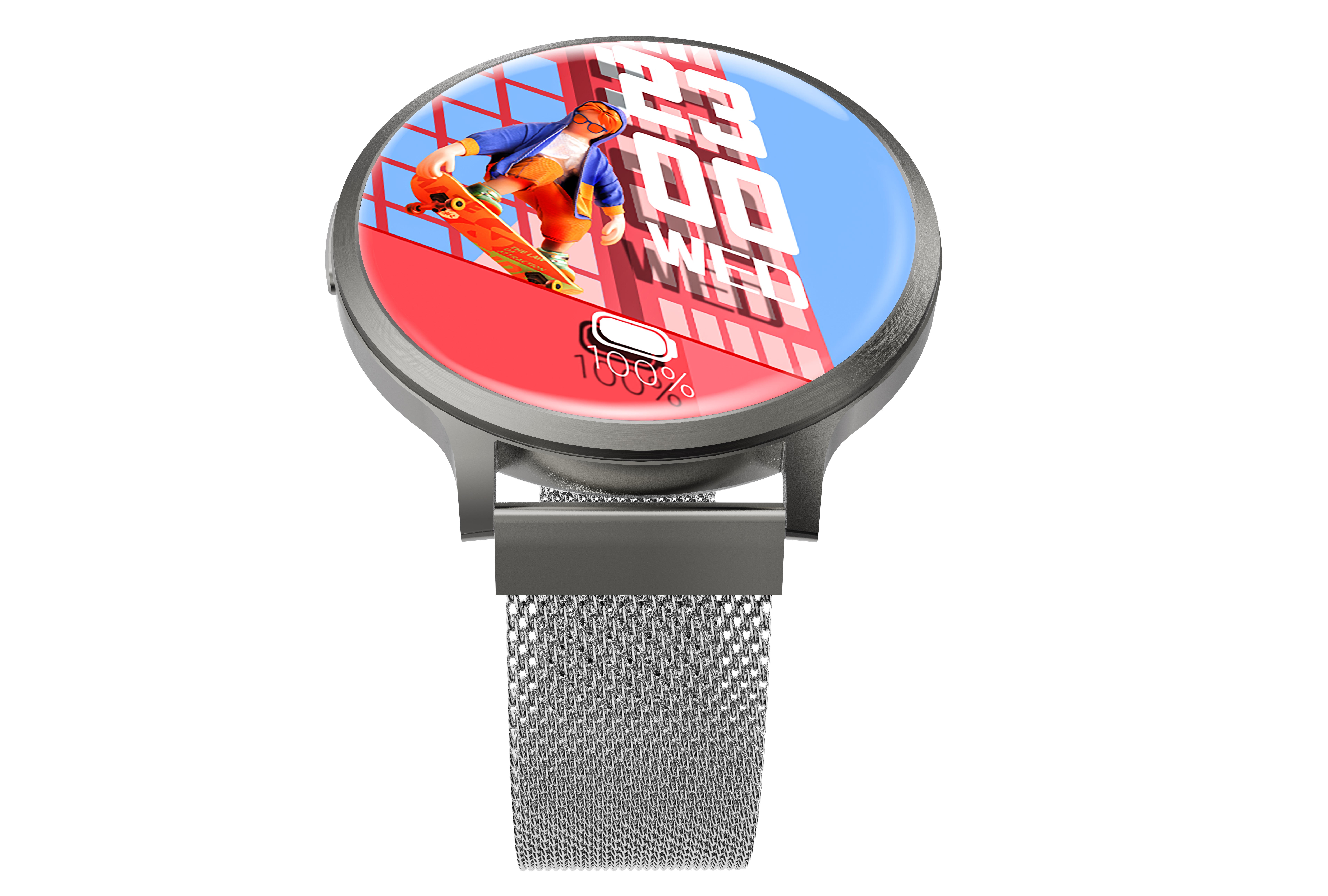 Philippe Palmer Smart Watch LP84 AMOLED Silver Steel - 3