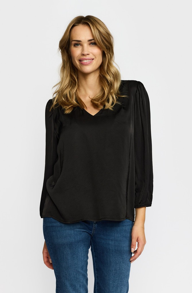 Cille Blouse - Black - 2-Biz