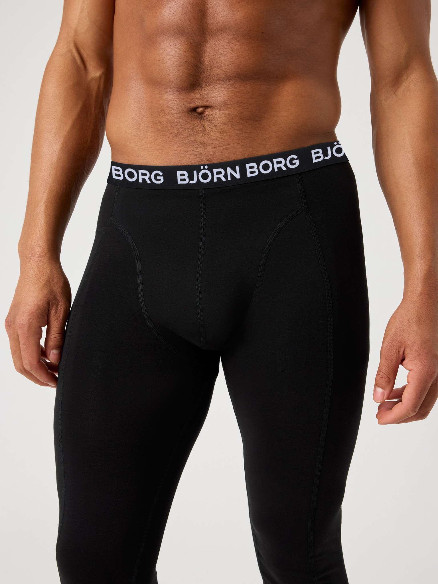 Björn Borg - Cotton Stretch Long John - Black - 3