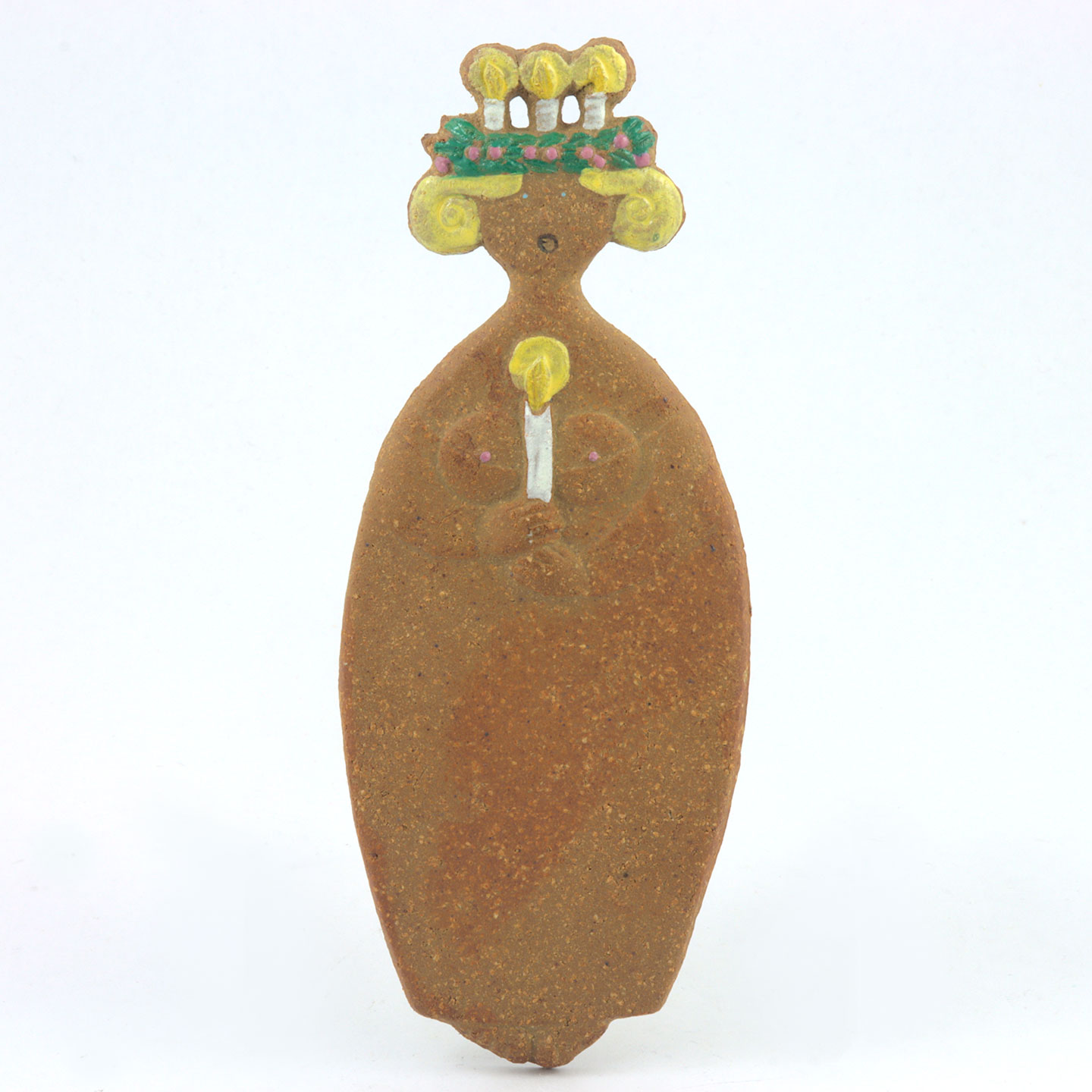Stig Lindberg (1970) Gingerbread Lucia Wall Plaque 17 cm