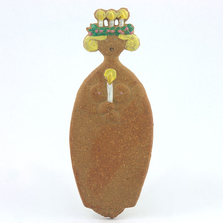 Stig Lindberg (1970) Gingerbread Lucia Wall Plaque 17 cm