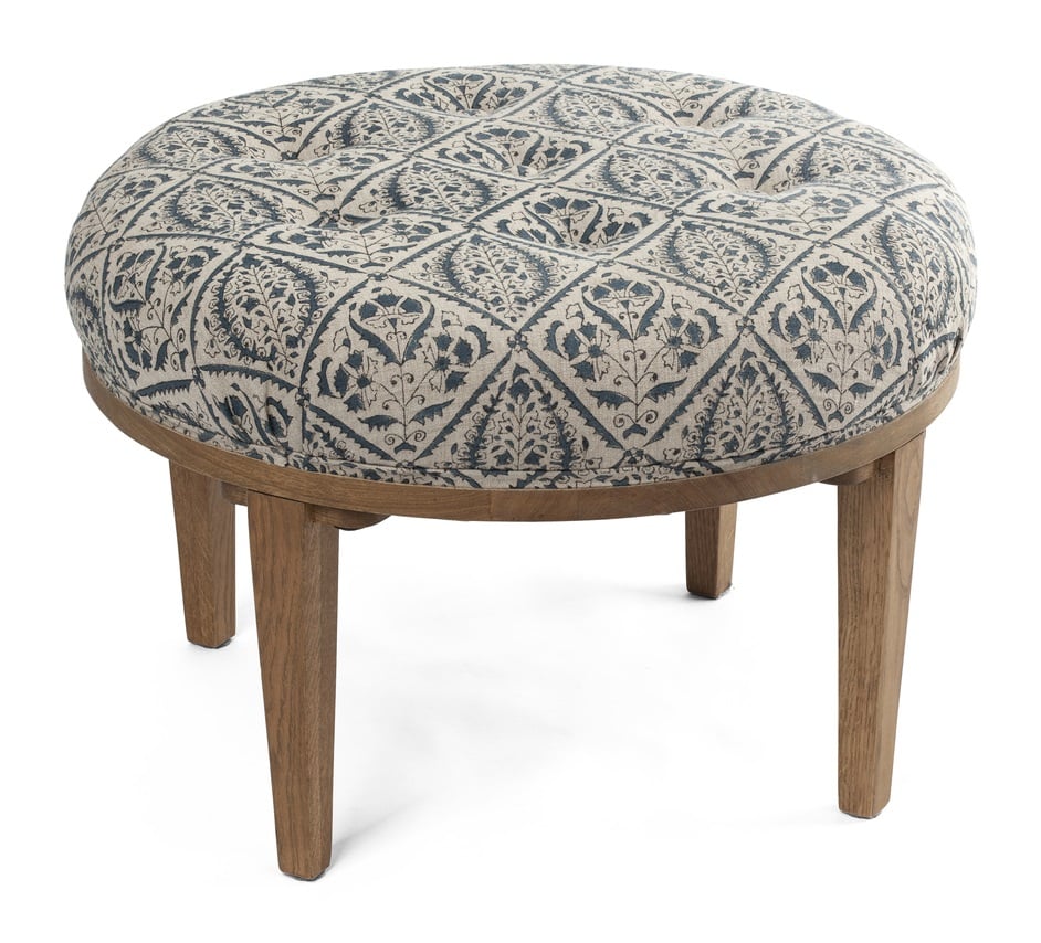 Chamois Ottoman Jaipur Denim Blue