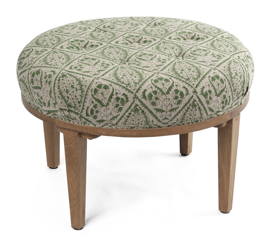 Chamois Ottoman Jaipur Green