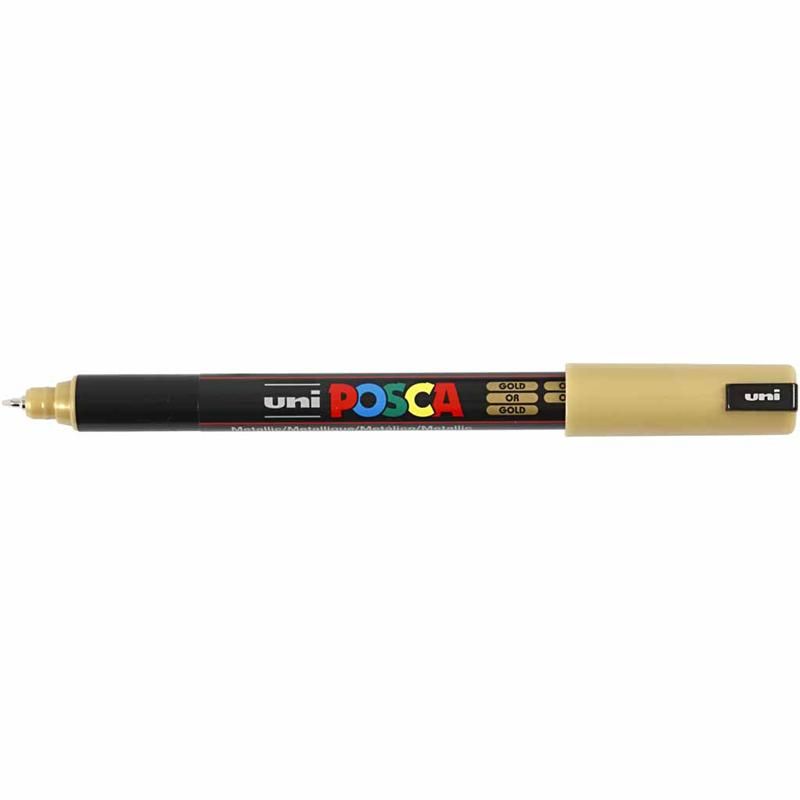 Posca Marker, ExtraFine Gold 0,7 mm - 2