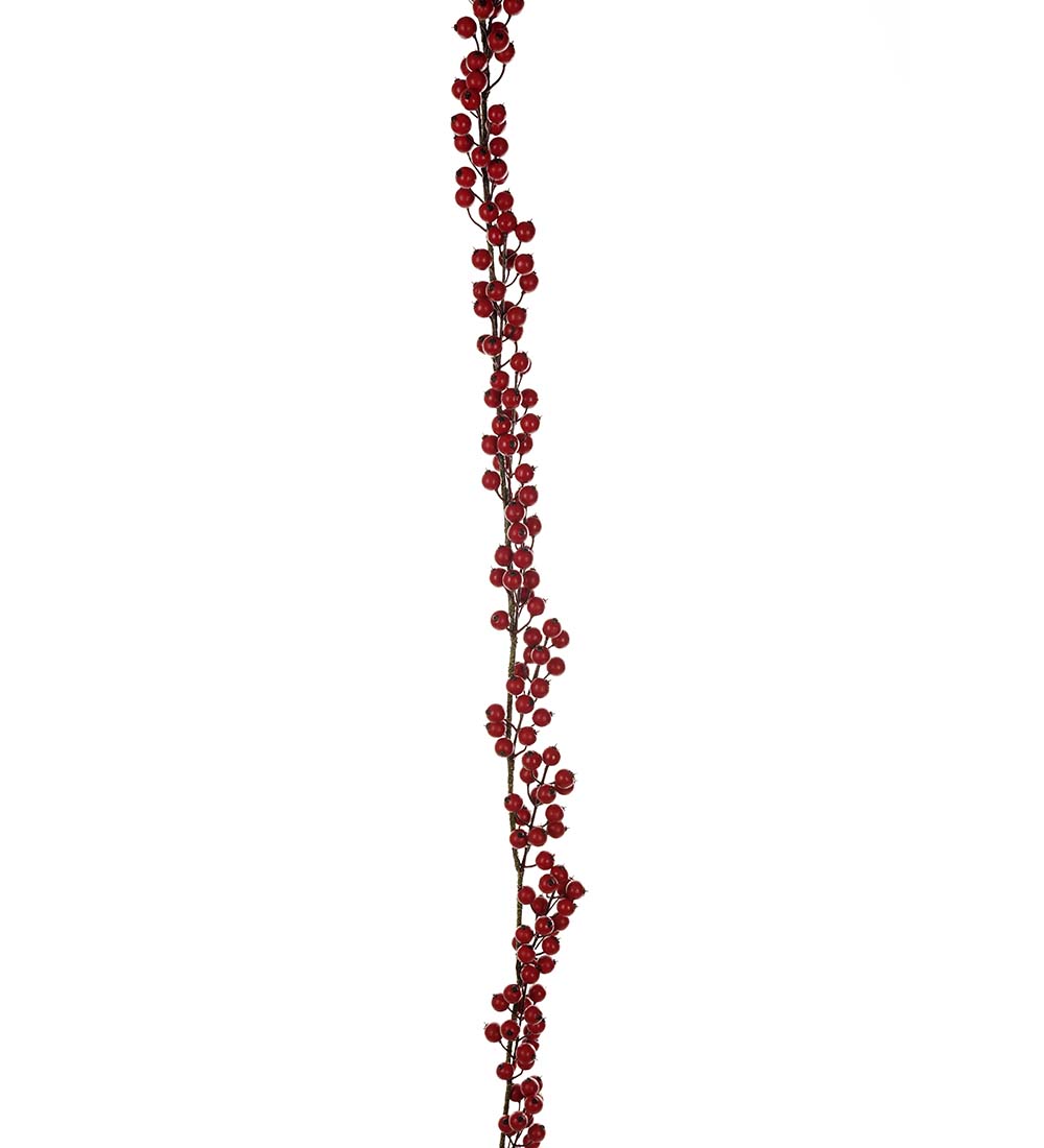 Bärgirlang - Girlang med röda bär - 150 cm