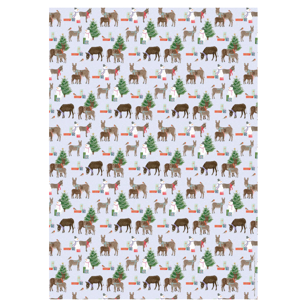 Julpapper Otter House Åsnemotiv Donkeys - 4
