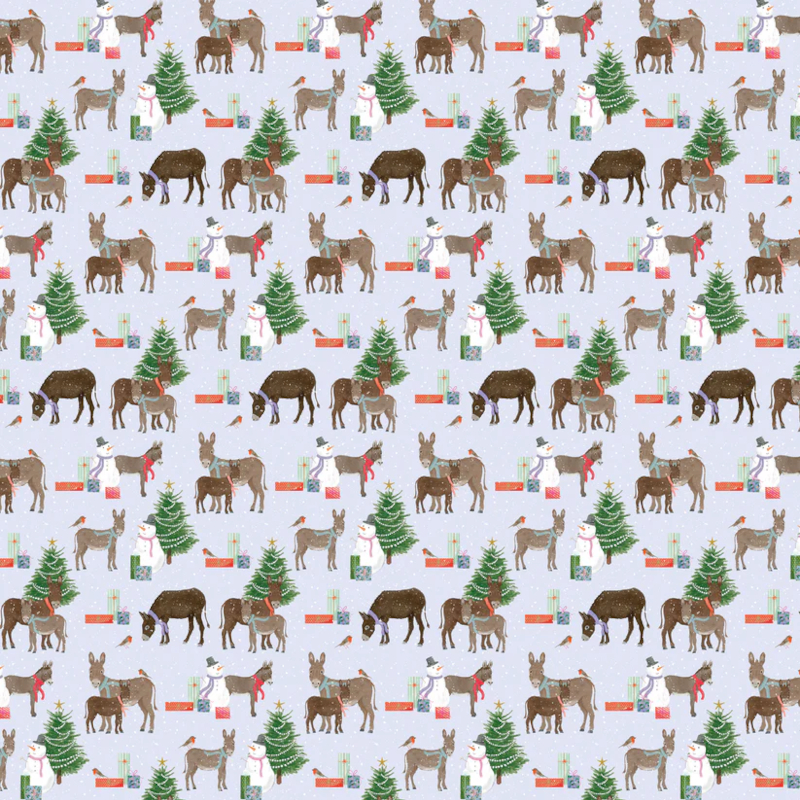 Julpapper Otter House Åsnemotiv Donkeys - 2