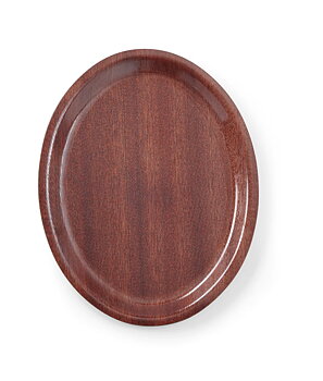 Serving tray, oval, non-slip, laminated 230x160