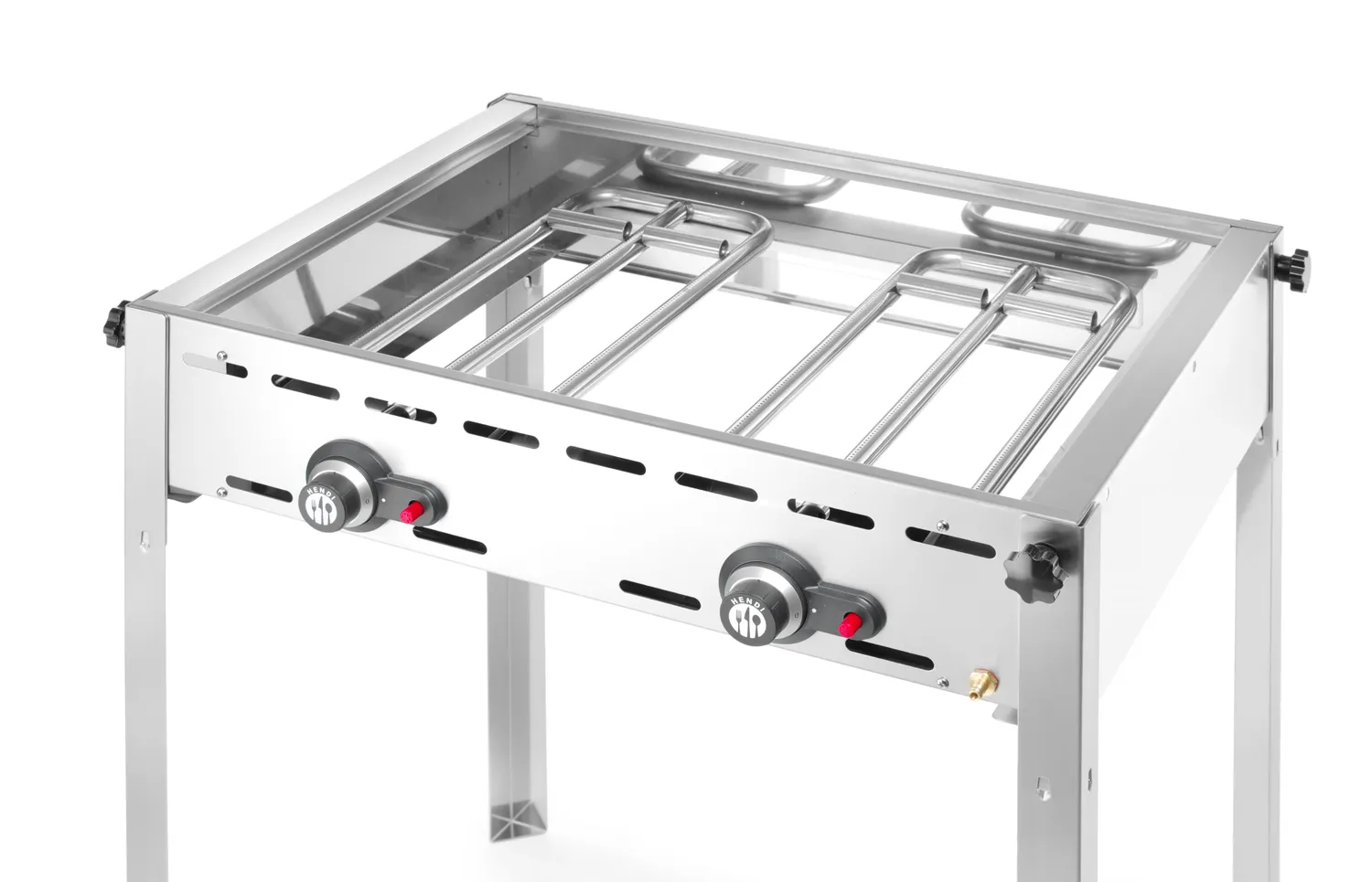 Gasolgrill Green Fire, 2 brännare med galler & grillplatta - 4