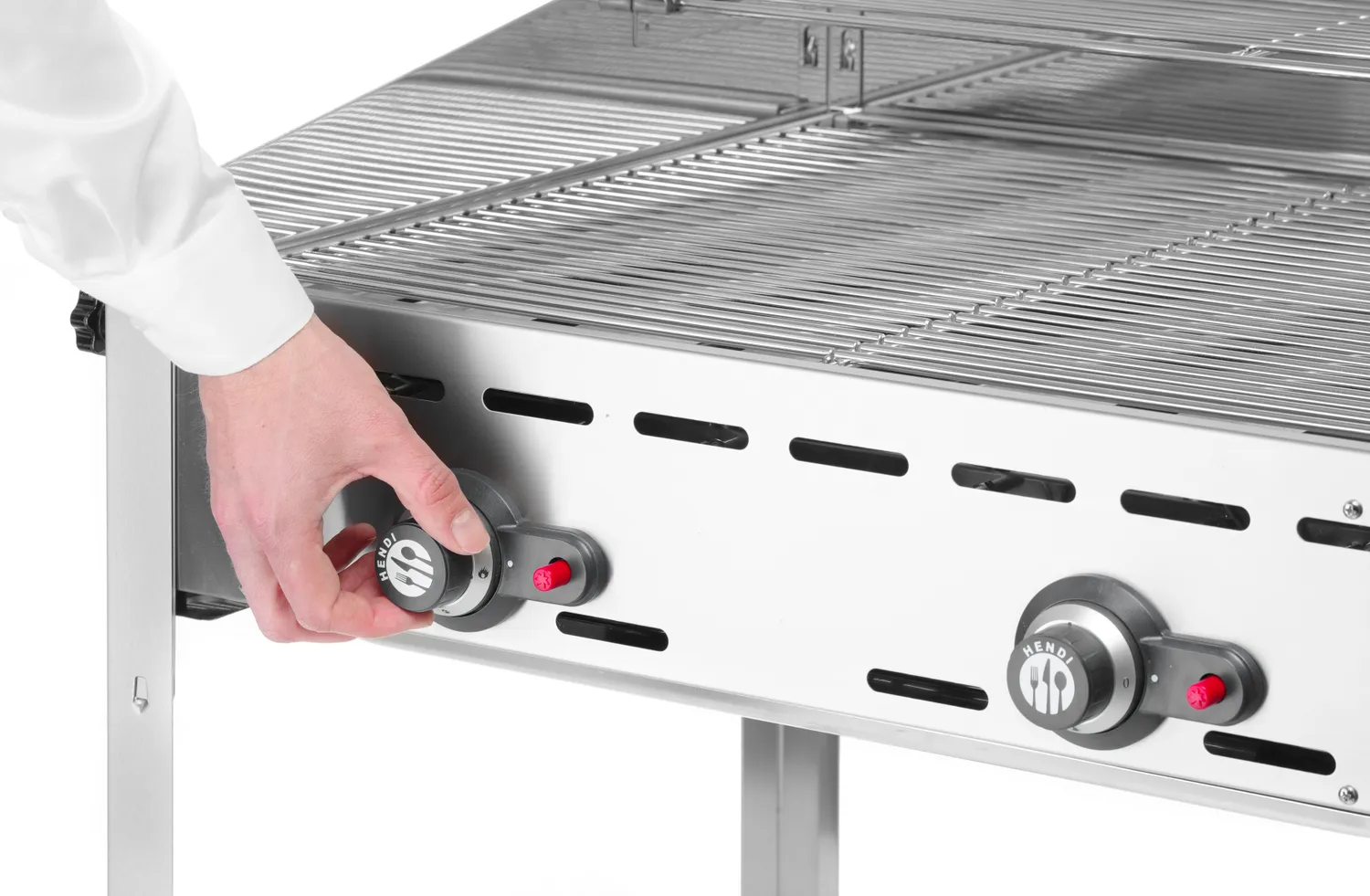 Gasolgrill Green Fire, 2 brännare med galler & grillplatta - 12