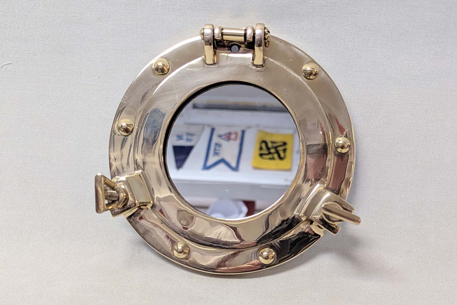 Pothole  mirror Brass 15 cm - 2