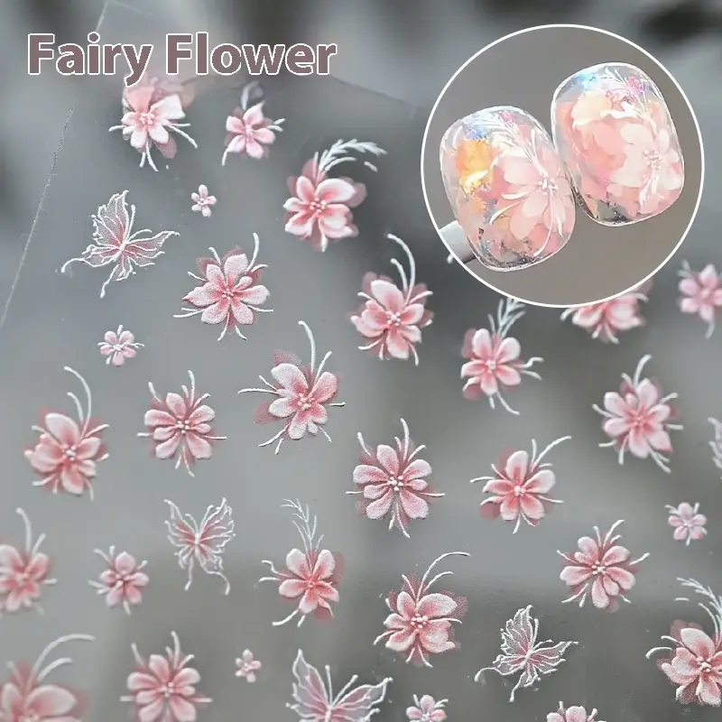 Kynsitarra vaaleanpunaiset kukat – Fairy Flower - 2