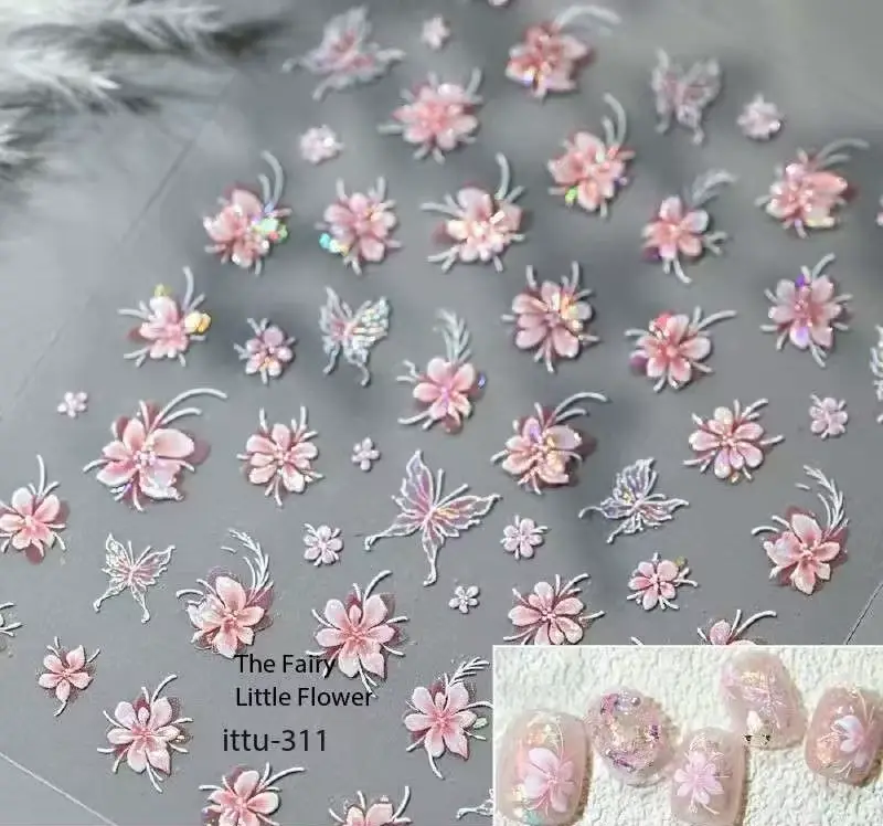 Kynsitarra vaaleanpunaiset kukat – Fairy Flower - 3