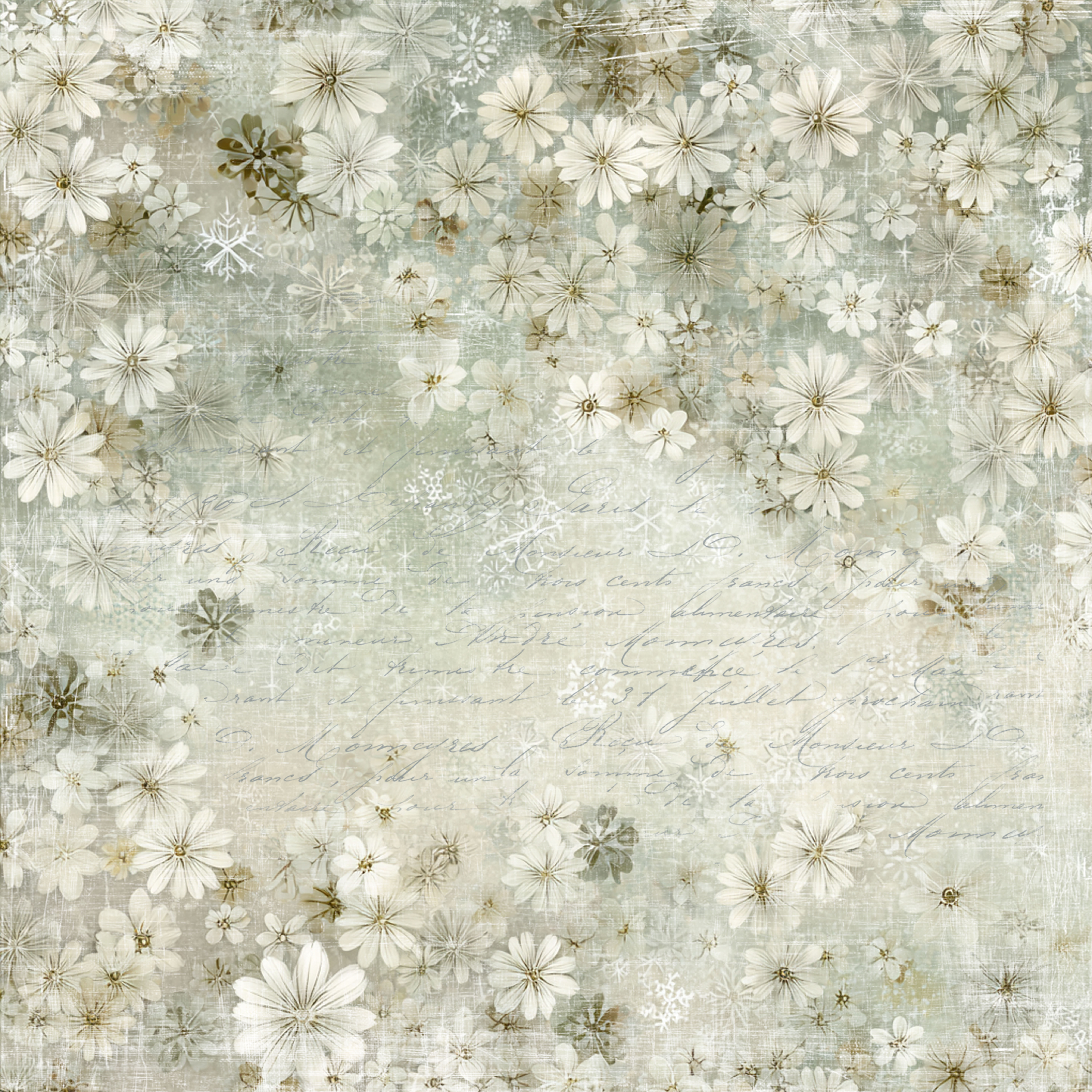 Papper Scrapbooking  Reprint - Home for Christmas ,Christmas flowers  -  12x12 (30,5 x 30,5 cm) - 2