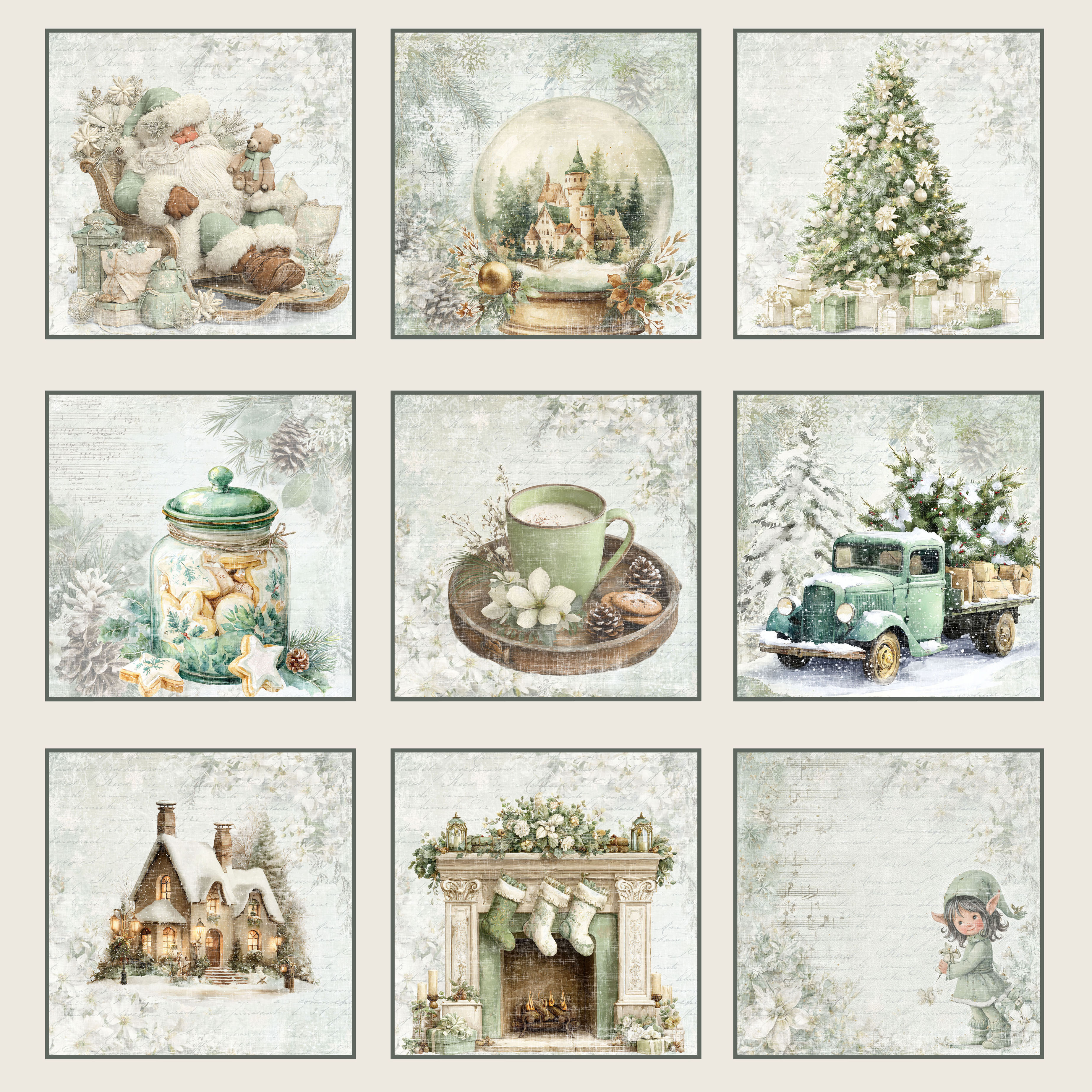 Paperpack Reprint -  Home For Christmas  Collection -  6x6 - 10