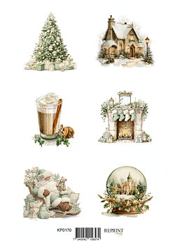 Papper Klippark -  Home for Christmas  -  A4