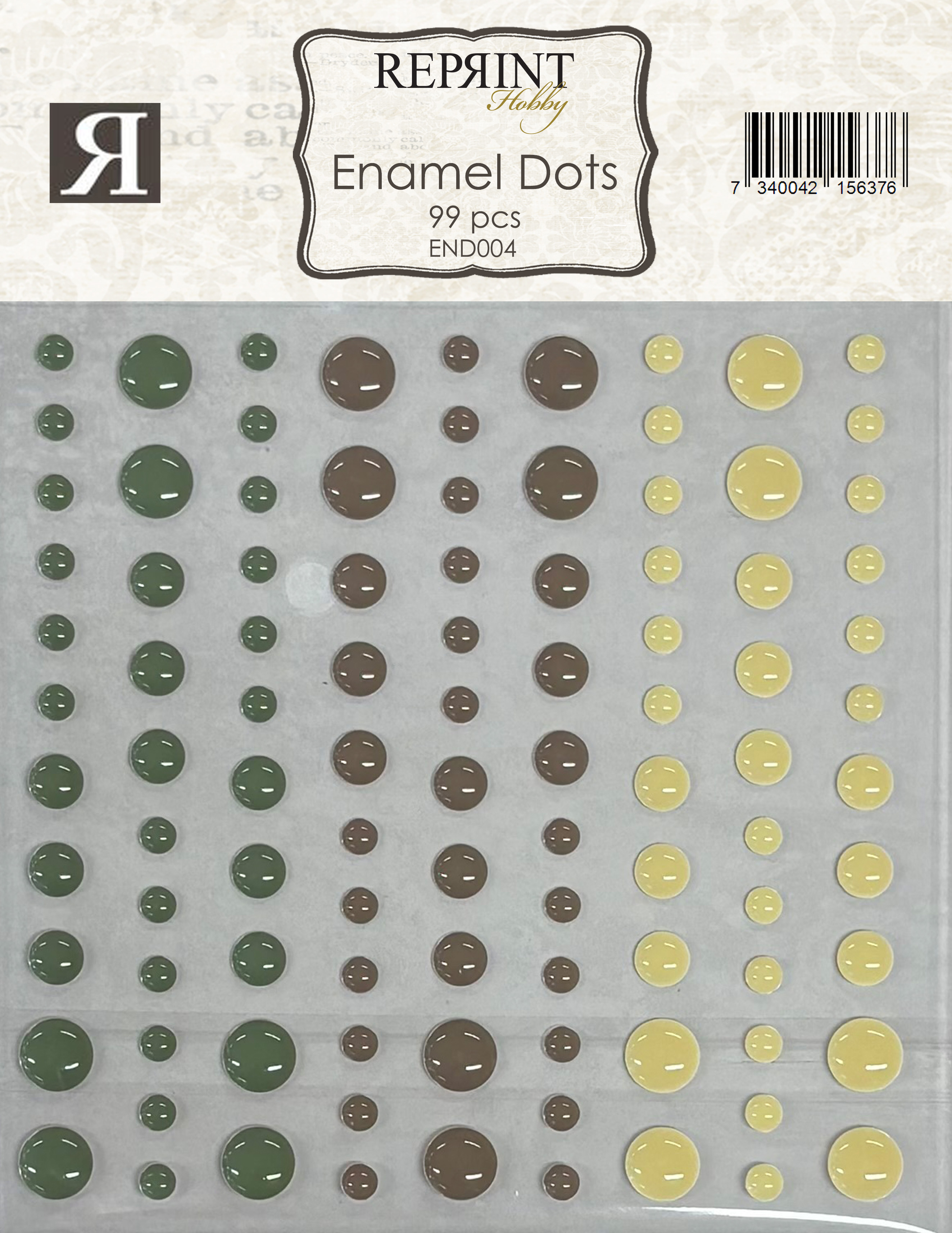 Adhesive Enamel Dots  Home for Christmas