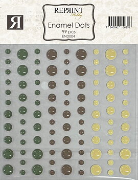 Adhesive Enamel Dots  Home for Christmas