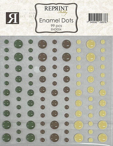 Adhesive Enamel Dots  Home for Christmas
