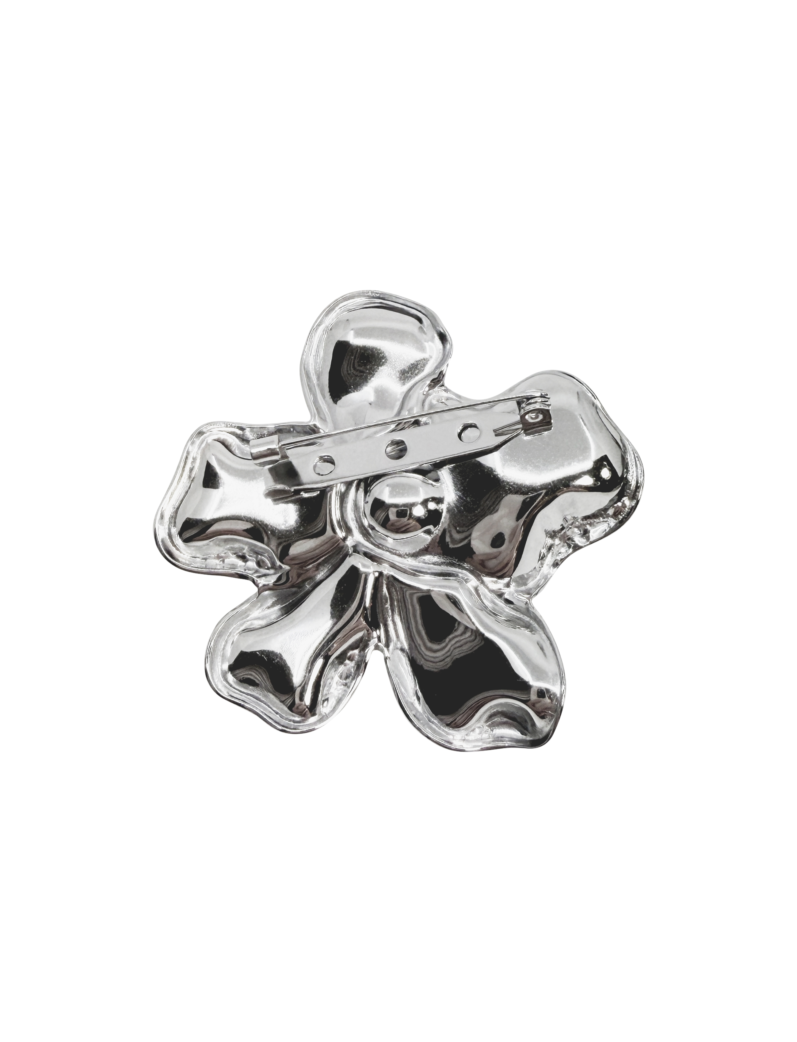 FLOWER BROOCHE SILVER