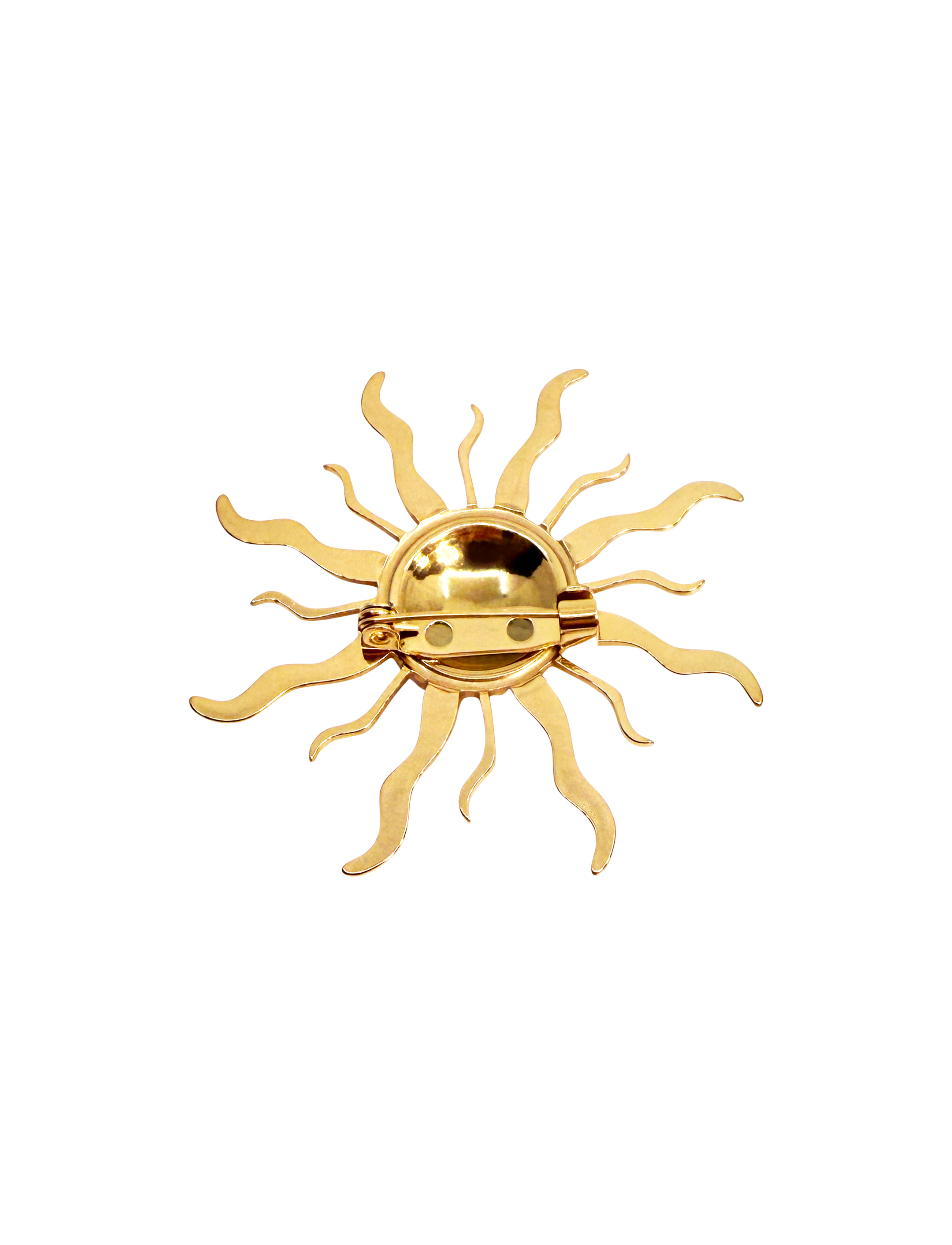 SOLAR BROOCHE GOLD 