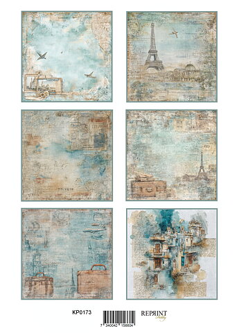 Papper Klippark -  Masculine Moments tags -  A4