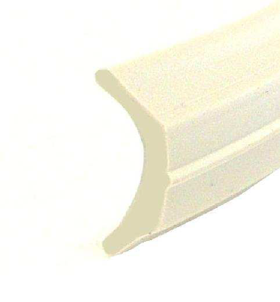 Inläggslist plast 13mm - Antikvit