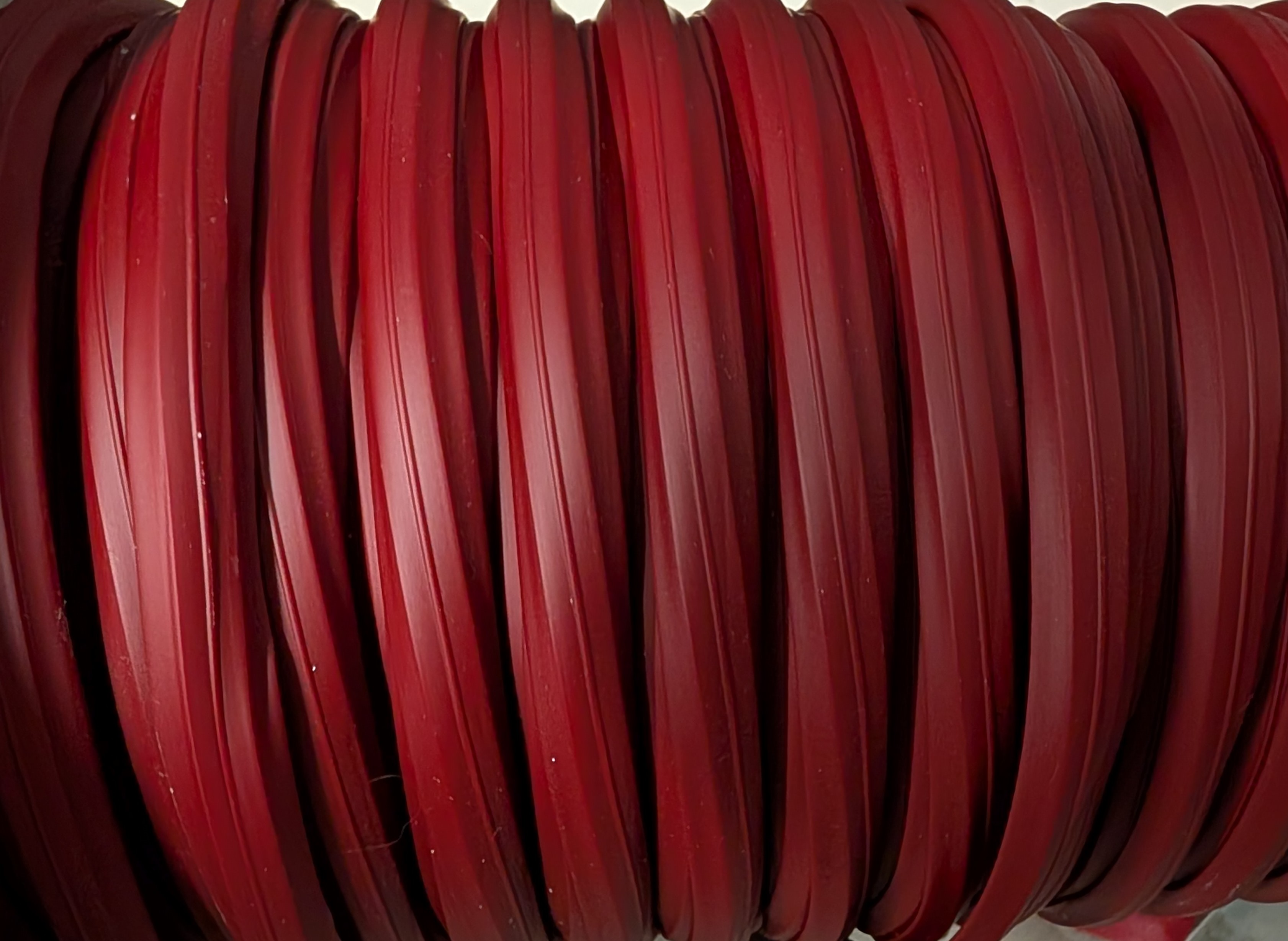 Inläggslist plast 13mm - Röd - 2
