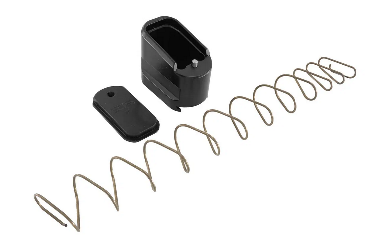  S15 MAGAZINE EXTENSION +5, BLACK FOR GLOCK G43X/G48 