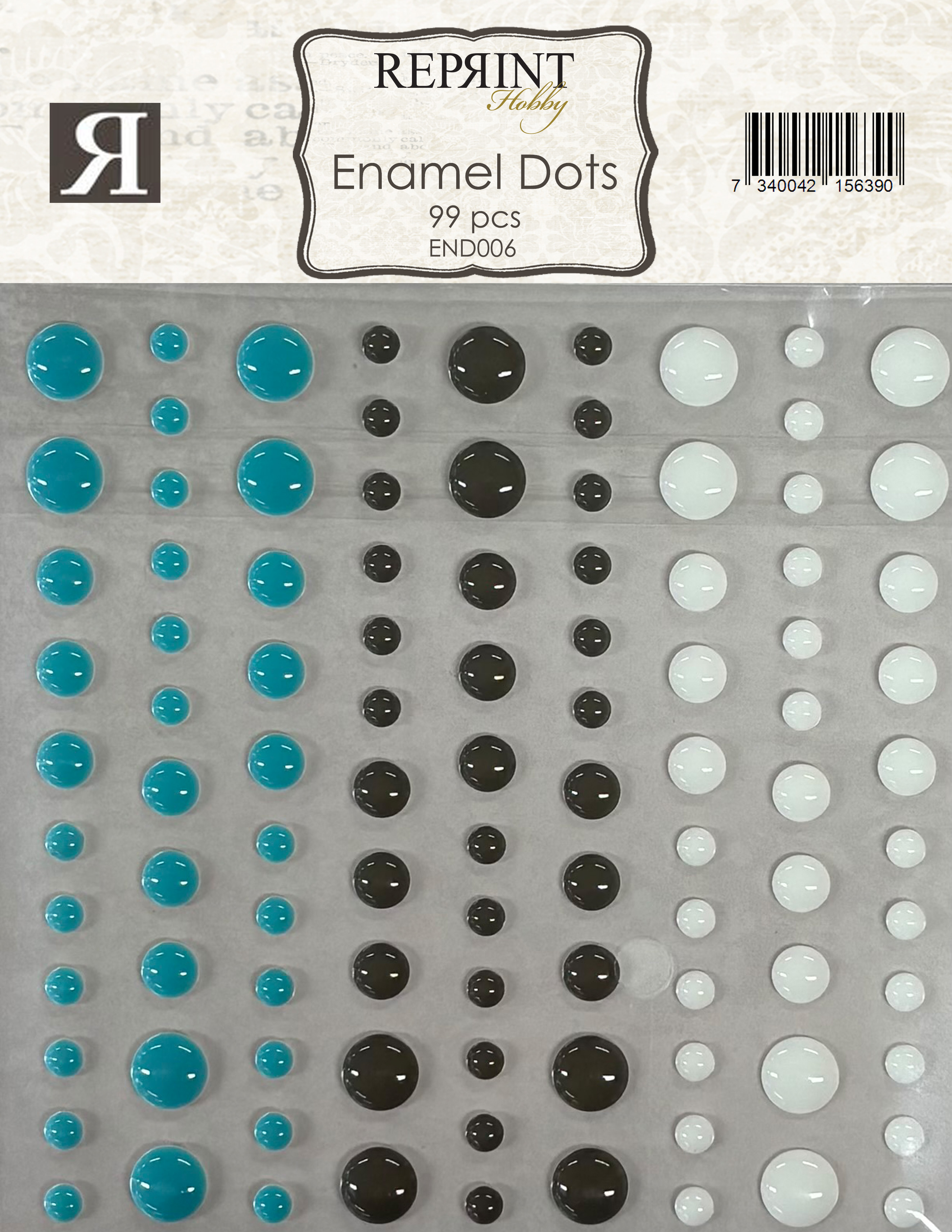 Adhesive Enamel Dots Masculine Moments