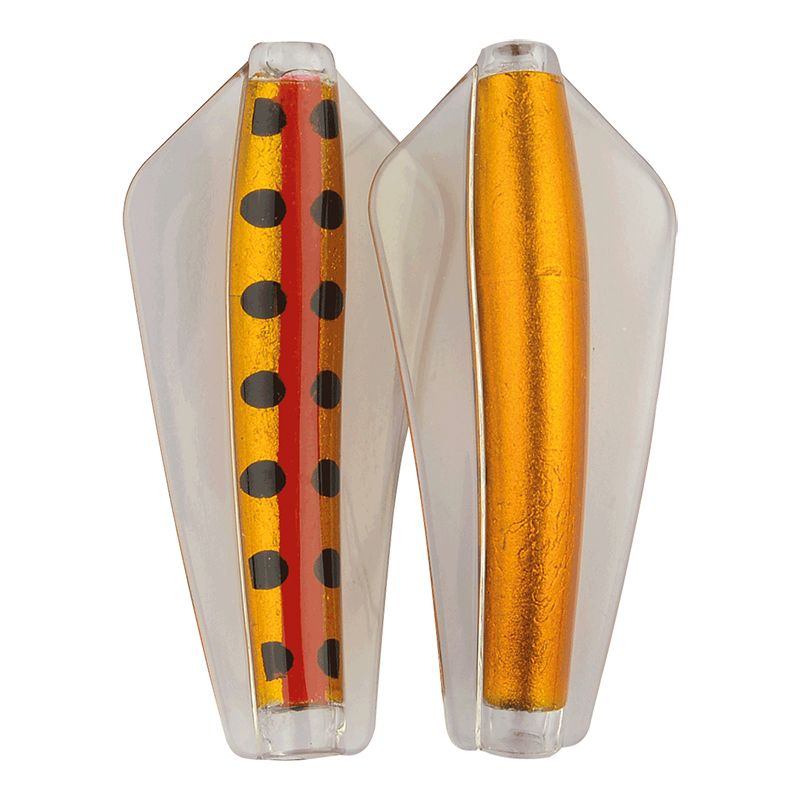spoon lures with a fluttering action that are popular for fishing for rainbow trout and other introduced fish