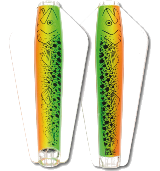 spoon lures with a fluttering action that are popular for fishing for rainbow trout and other introduced fish