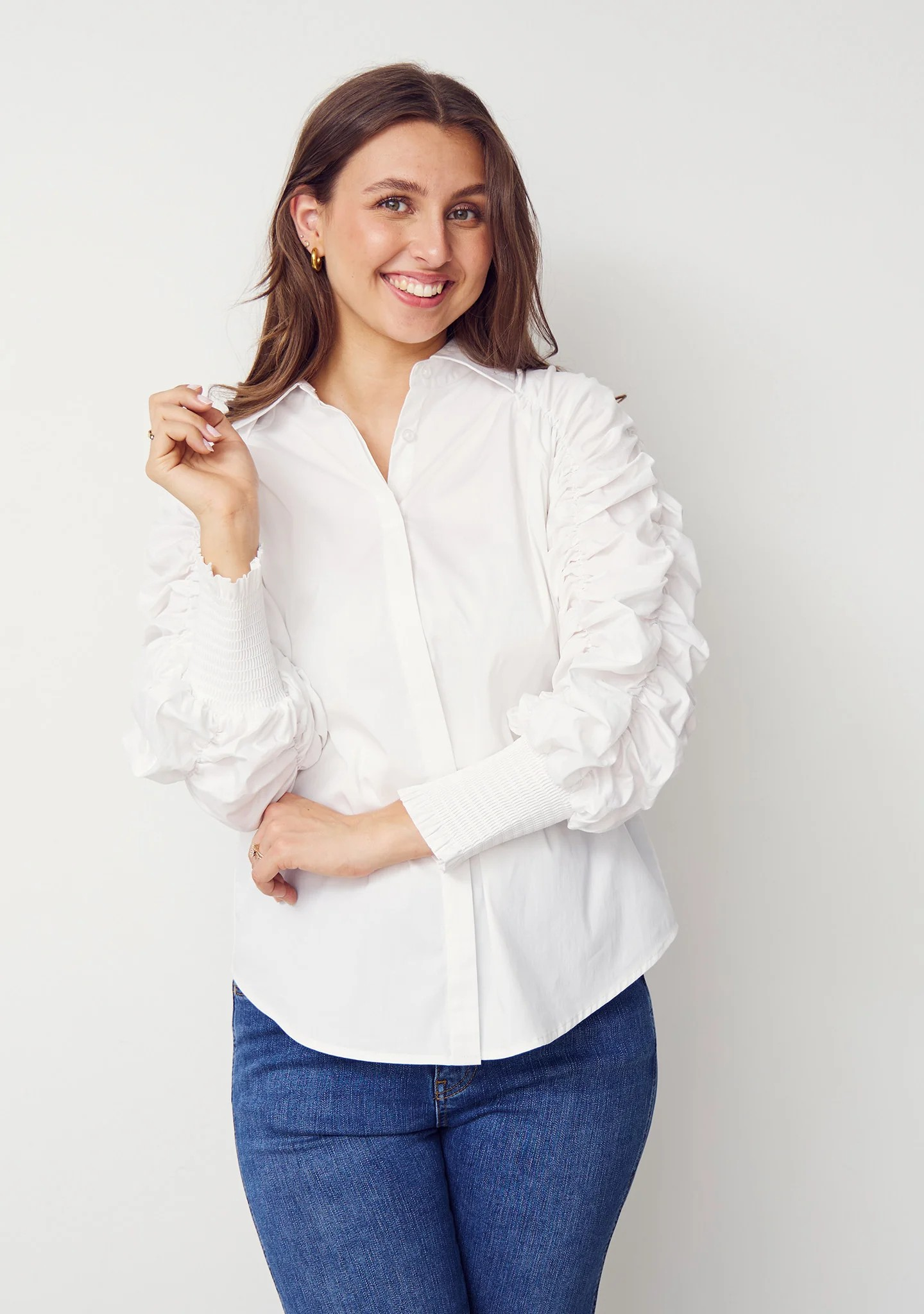 Sigga Deco Shirt - White - Isay 