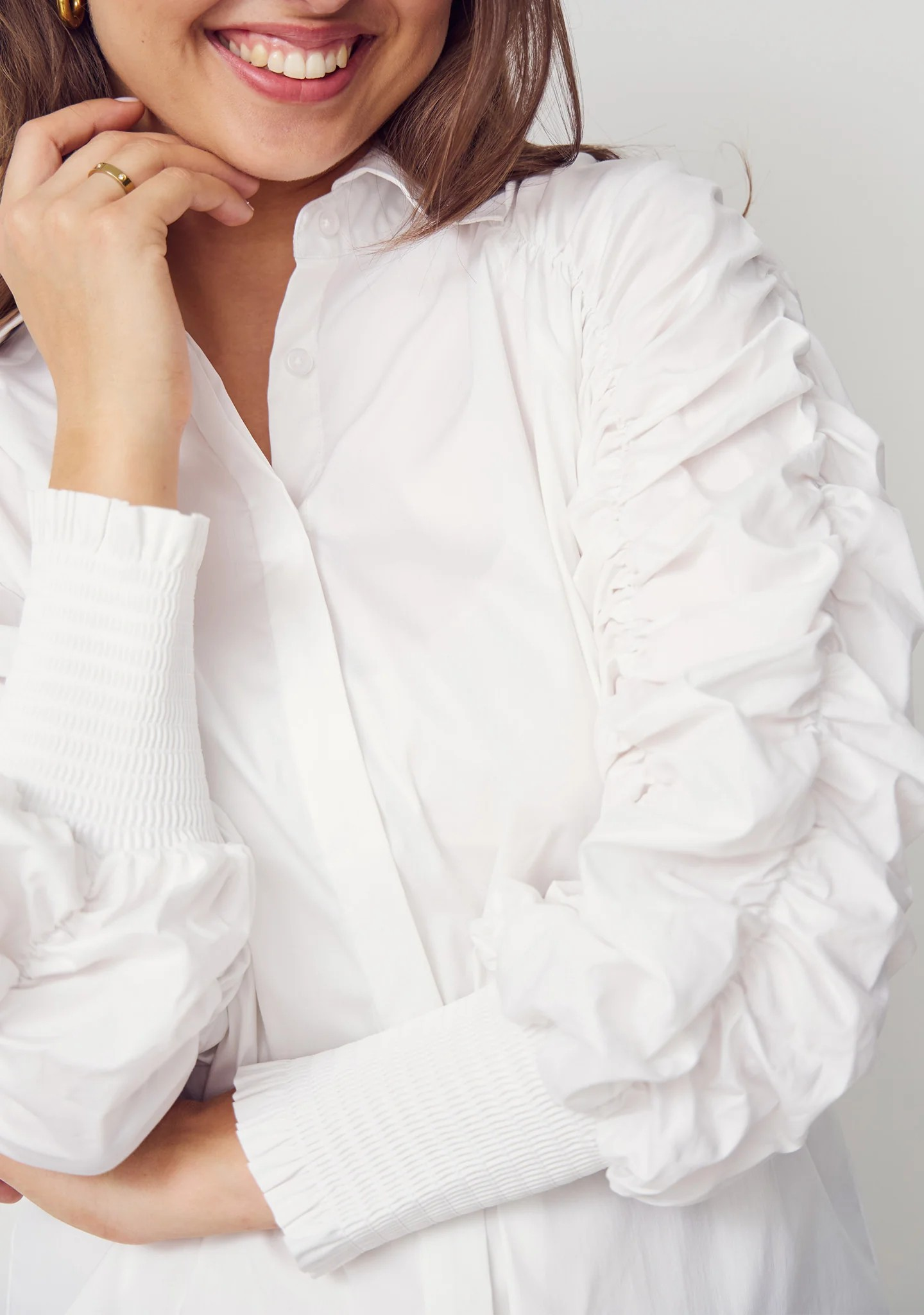 Sigga Deco Shirt - White - Isay  - 3